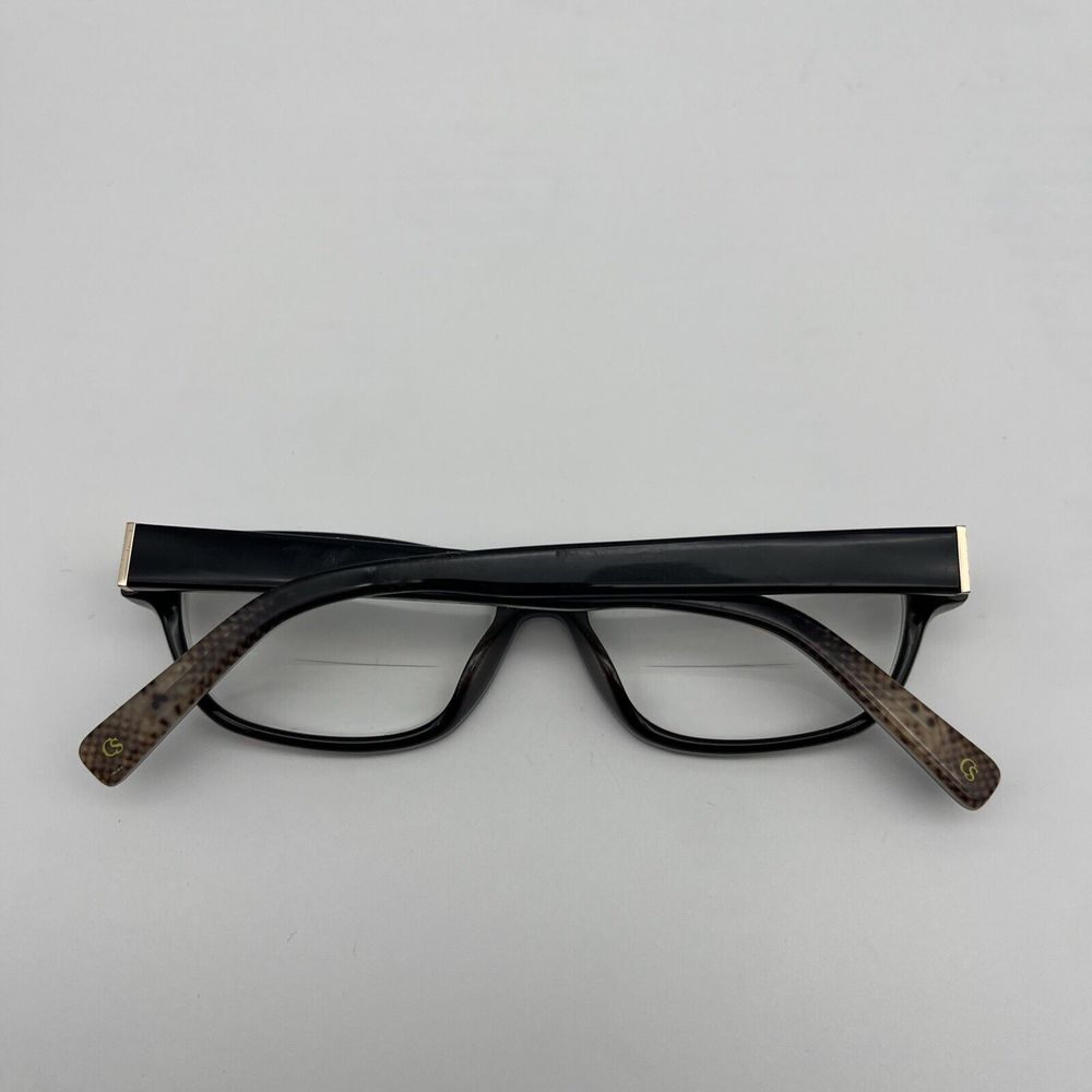 Christian Soriano CV Carmen Eyeglasses Frames 53-14-138 BWNSK Snakeskin Inspired - Picture 4 of 16